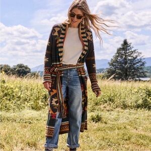 Faherty Paloma Duster Cardigan - Size XS